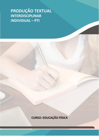 PRODUÇÃO TEXTUAL
INTERDISCIPLINAR
INDIVIDUAL – PTI
CURSO: EDUCAÇÃO FÍSICA
TEMOS A PRONTA ENTREGA
WhatsApp: (91) 98764-0830
E-mail:direcionamentouniversitario@gmail.com
TEMOS A PRONTA ENTREGA
WhatsApp: (91) 98764-0830
E-mail:direcionamentouniversitario@gmail.com
TEMOS A PRONTA ENTREGA
WhatsApp: (91) 98764-0830
E-mail:direcionamentouniversitario@gmail.com
TEMOS A PRONTA ENTREGA
WhatsApp: (91) 98764-0830
E-mail:direcionamentouniversitario@gmail.com
 