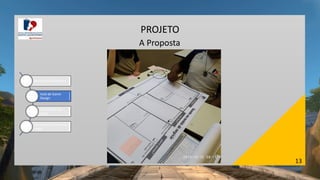 13
PROJETO
A Proposta
Boteco do Montanha
Aula de Game
Design
Elaboração dos
Jogos
Estudantes Aplicam os
Jogos
 