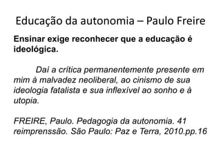 Sóseique nada sei…Penso, ondenãosou (Lacan)_Inconsciente: problematizando o eu , ou o sujeitodarazão;Soupeloolhos do outro _ a educaçãopelainteração;A dúvidadahumildade _ ouonde a razãofalhou;Sóháencontrocognitivoondeháencontroafetivo.