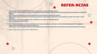 • https://cpisp.org.br/direitosquilombolas/observatorio-terras-quilombolas/quilombolas-
brasil/#:~:text=Existem%20comunidades%20quilombolas%20em%20pelo,%2C%20Rond%C3%B4nia%2C%20Santa%20Catarina%2C%20S%
C3%A3o
• https://www.portalsaofrancisco.com.br/historia-do-brasil/principais-quilombos-brasileiros
• https://cebes.org.br/coordenacao-estadual-de-articulacao-comunidades-quilombolas-de-pernambuco-assina-nota-sobre-o-covid-
19/21706/
• https://www.in.gov.br/en/web/dou/-/lei-n-14.021-de-7-de-julho-de-2020-265632745
• http://conaq.org.br/coletivo/278/
• http://mds.gov.br/acesso-a-informacao/perguntas-frequentes/avaliacao-e-gestao-da-informacao/pesquisas/familia-e-lideranca
• https://educacaointegral.org.br/glossario/educacao-
quilombola/#:~:text=A%20educa%C3%A7%C3%A3o%20quilombola%20acontece%20nas,da%20comunidade%20e%20os%20curriculares.
• https://www.youtube.com/watch?v=A36ub4zFLEA
referências
 
