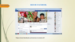RED DE FACEBOOKPARA COMPARTIR
https://www.facebook.com/sonia.m.romero.10