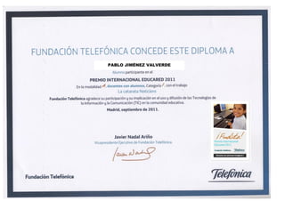 PABLO JIMÉNEZ VALVERDE
 