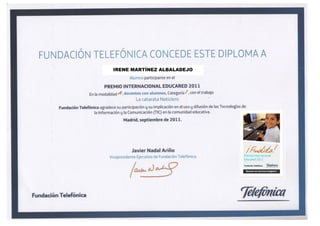 IRENE MARTÍNEZ ALBALADEJO
 