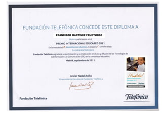 FRANCISCO MARTÍNEZ FRUCTUOSO
 