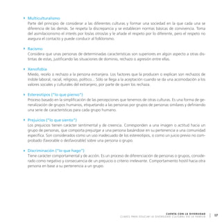 Educar en la diversidad cultural | PDF