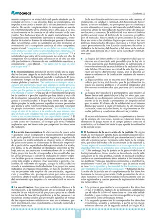 Educar en la reinvencion de la solidaridad | PDF