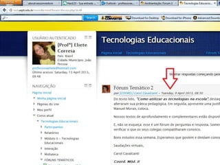 X
Nativos Digitais Imigrantes Digitais
 