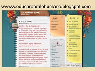 Temas relacionados …M. Violeta Beyeler -  Doc. Nivel Inicial- www.educarparalohumano.blogspot.com
