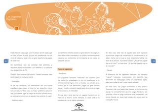 Los Juguetes
 Digitales




     Están hechas para jugar, y son la mejor opción para jugar    Los teléfonos móviles poseen un gran abanico de juegos, si    En todo caso, este tipo de jugador está más expuesto
     en casa o fuera de ella, ya que son plataformas con un       bien éstos están orientados a un público eminentemente        a encontrar juegos de contenidos no convenientes a su
     ciclo de vida muy largo y con un gran repertorio de juegos   casual y sus contenidos, en la mayoría de los casos, es       edad, motivo por el que es muy importante hablar con
35   de todo tipo.                                                bastante inocuo.                                              ellos de su afición. Convierte la frase “¿A qué has jugado   35
                                                                                                                                hoy en el cole?” en esta otra: “¿A qué has jugado hoy en
     De sobremesa: Son las consolas más potentes, y
                                                                                                                                la consola?”
     requieren estar enchufadas a un televisor o a cualquier
                                                                  Tipos de jugadores
     tipo de pantalla de TV.                                                                                                    - Casual:
                                                                  - Hardcore:
     P
     	 ortátil: Son consolas de bolsillo, y están pensadas para                                                                 A diferencia de los jugadores hardcore, los llamados
     poder jugar en cualquier parte.                              Los jugadores llamados “hardcore” son aquellos para           “casual” (casuales, ocasionales), son aquellos que
                                                                  los cuales los videojuegos no son un pasatiempo o un          entienden los videojuegos como un pasatiempo ligero,
     - Ordenador:
                                                                  entretenimiento ligero, sino un hobby, una afición seria,     algo para matar el rato, como hacer sudokus.
     Al ser tan versátiles, los ordenadores son una buena         motivo por el que demandan juegos de gran calidad
                                                                                                                                En todo caso, los juegos orientados a este público
     plataforma para jugar, si bien no tan específica como        visual y tienden a invertir buena parte de su ocio en jugar
                                                                                                                                fomentan más una jugabilidad basada en la interacción
     las consolas. En todo caso, su mayor problema radica en      a la consola o el ordenador.
                                                                                                                                social y la compañía física que los juegos hardcore, que
     que, para poder jugar a juegos de mucha calidad visual,
                                                                  Ni que decir tiene que ser un jugador hardcore no es          priorizan o bien el juego individual (más inmersivo), o el
     es necesario contar con un equipo muy potente (y caro).
                                                                  malo en sí mismo. Como siempre, la clave está en la           online (donde sin duda hay interacción social pero no
     - Teléfono móvil:                                            moderación, en el hábito saludable.                           compañía física).
 