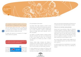 Los Juguetes
 Digitales




     Estos programas de seguridad completos revisan todo lo      ser neutralizadas de esta manera.                           hijas, por lo que resulta indispensable que interioricen los

     que pueda afectar a la seguridad de nuestro ordenador.                                                                  conceptos esenciales de seguridad basados en valores.
     En cualquier caso, hay que advertir a nuestros hijos e      Los buenos filtros están basados en listas de sitios
     hijas que siempre deben estar activos. Un engaño que        inadecuados y en el análisis de las palabras que aparecen   Protección de la identidad y datos personales
     se da con cierta frecuencia es que el antivirus bloquee     en esos contenidos. También se pueden configurar para
                                                                                                                             Nuestros hijos e hijas entenderán la lógica de la seguridad
     un contenido que les interesa, y por el afán de tenerlo,    que no entren contenidos a través de determinados
                                                                                                                             recordando a Batman y a Superman. Batman navega por la
43   desactiven el antivirus y pierda mucho más.                 caminos que llegan hasta nuestro ordenador, como el                                                                        43
                                                                                                                             ciudad de Gotham a bordo de su batmóvil sin que nadie sepa
                                                                 P2P, por ejemplo.
     El símbolo del antivirus se ve siempre en el margen                                                                     dónde está su casa y sin que nadie conozca su verdadera
     inferior derecho de la pantalla.                            Las madres y los padres podemos configurar perfiles         identidad. Si alguien supiese sus datos personales o donde
                                                                 diferentes de filtrado, para cada uno de nuestros hijos     vive, se le acabarían sus poderes. Los niños y las niñas
                                                                 e hijas o para nosotros mismos, que no queremos             deben entender que a ellos les pasaría lo mismo.
                                                                 ser molestados con tonterías que entren a nuestro
                                                                                                                             De la misma manera, Superman puede navegar por los
                                                                 ordenador.
     Si se muestra de color gris, es que no está activo, y hay                                                               cielos de Metrópolis gracias a que nadie conoce dónde
     que corregir esa situación inmediatamente.                  Podemos utilizar reglas complejas que protejan a            vive ni quién es.
                                                                 cualquiera de los usuarios a través de cualquiera de los
                                                                                                                             La misma prudencia de los superhéroes es la que deben
                                                                 protocolos que utiliza el ordenador. Podemos incluir la
                                                                                                                             mantener nuestros hijos e hijas con su identidad en
                                                                 hora a la que se pueden ver determinados contenidos.
                                                                                                                             Internet.
     Los filtros de contenidos son sistemas que revisan lo que
                                                                 El mayor problema de los sistemas de filtrado es que
     va a llegar a nuestro ordenador, y los bloquean si están
                                                                 no sabemos si los tienen activados y configurados en
     definidos como contenidos inadecuados. La mayor parte
                                                                 las casas de los amigos o familiares de nuestros hijos e
     de las webs dañinas, incluidas las pornográficas, pueden
 