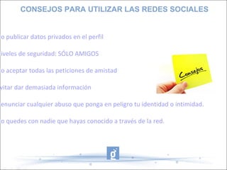 ¿Qué son las redes sociales? Las redes sociales son sitios en Internet que cuentan con una serie de herramientas tecnológicas muy sencillas de utilizar  y que  permiten la creación de comunidades de personas en las que se establece un intercambio dinámico de información. VIDEO 