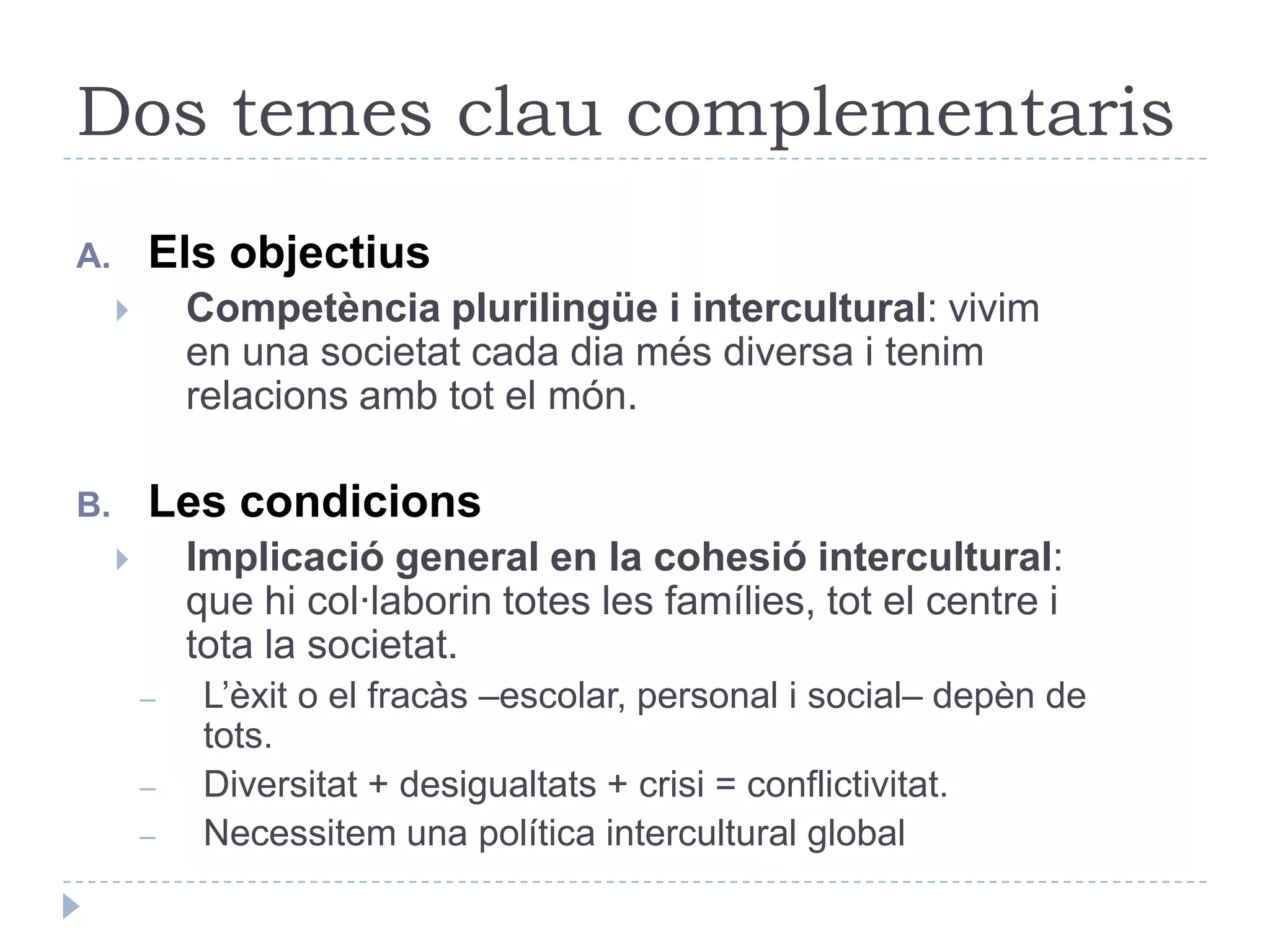 Un ambient agradable i animador a la classe