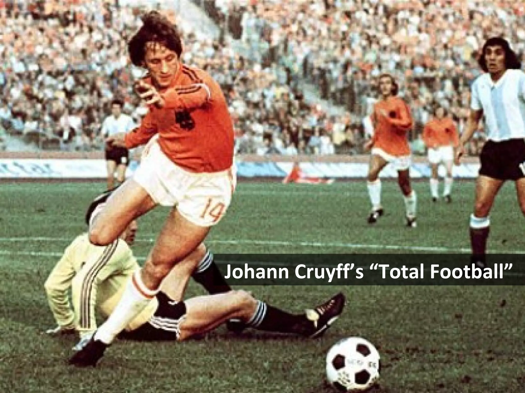 Johann Cruyff’s “Total Football”
 
