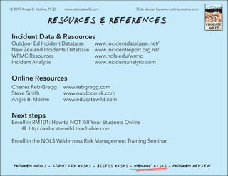 Sw Wilderness Management Risks Wilderness Risk Management - How to NOT Kill Your Clients | PDF