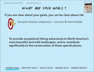 Wilderness Risk Management - How to NOT Kill Your Clients | PDF