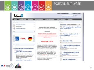 PORTAIL ENT LYCÉE
17
 