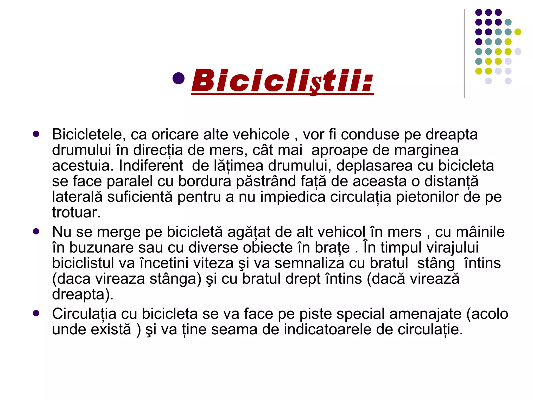 Educatie Rutiera Circulatia | PPT