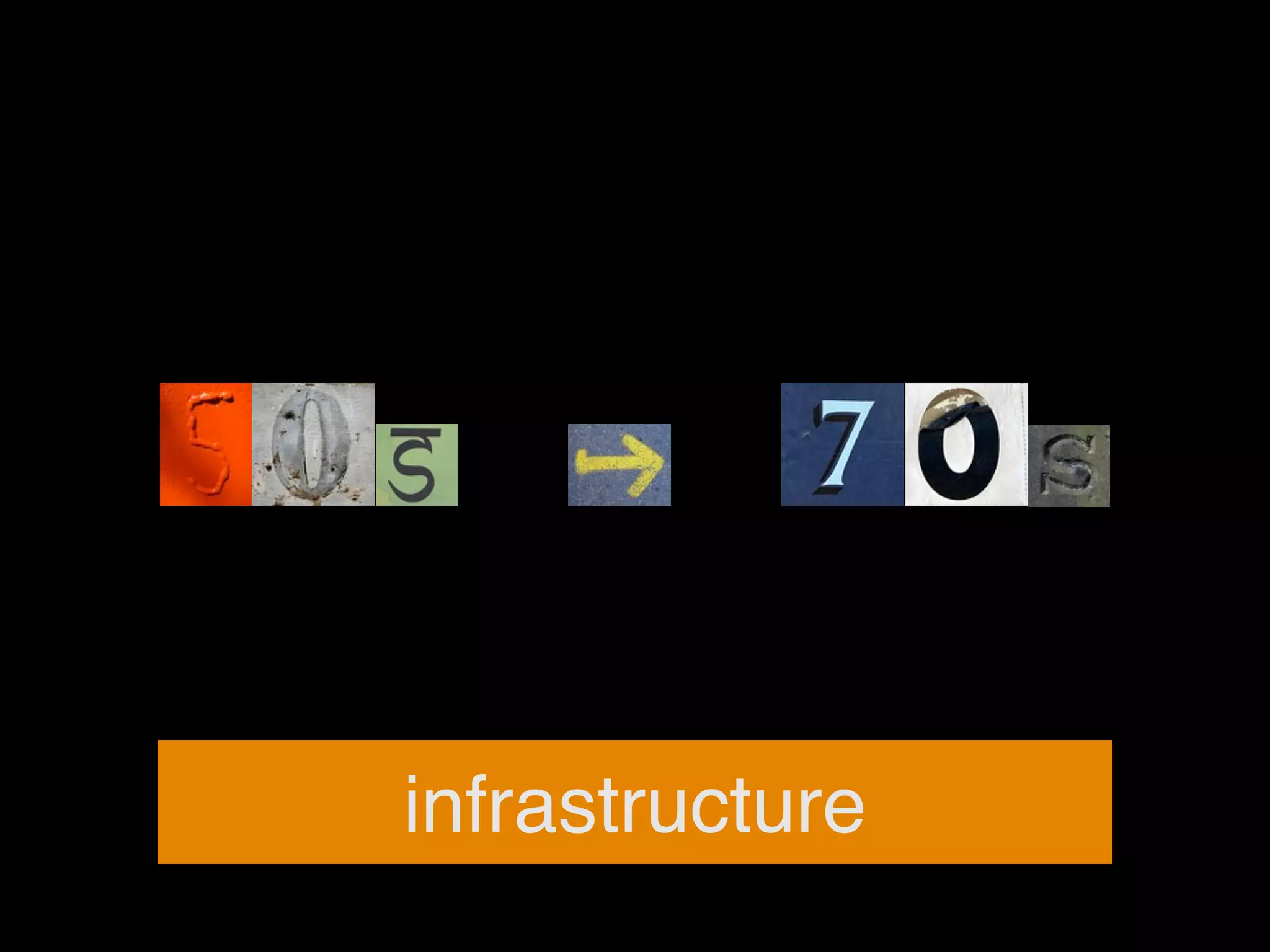 infrastructure
 