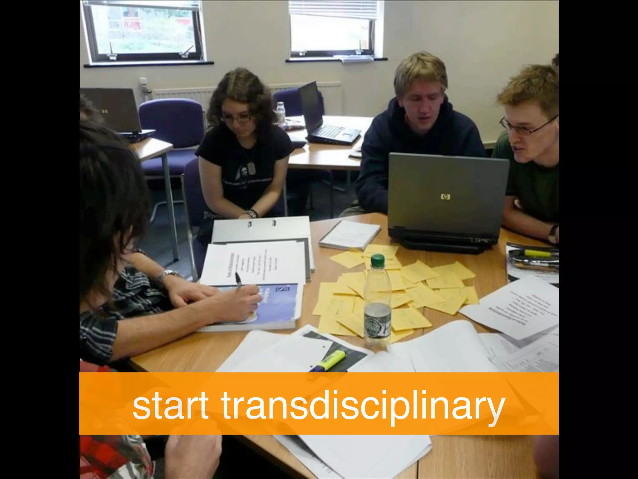 start transdisciplinary
 