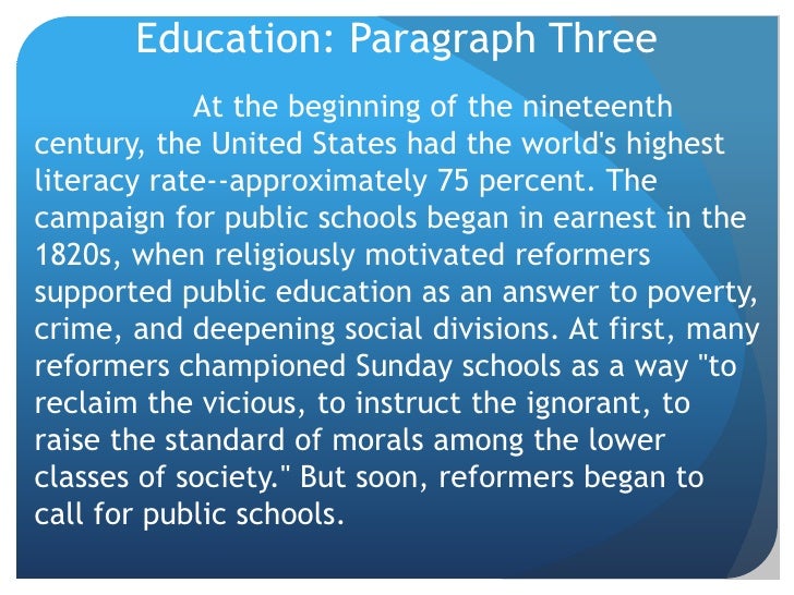 Paragraph About Education Paragraph About Education