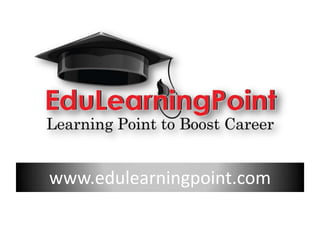 www.edulearningpoint.com
 