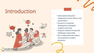 The importance of value -based education | PPTX