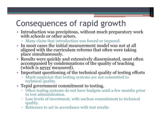 Education   Gilbert Valverde   Standards, Evaluation And Accountability