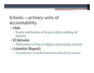 Education   Gilbert Valverde   Standards, Evaluation And Accountability