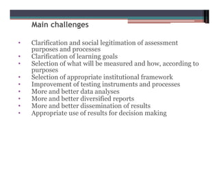 Education   Gilbert Valverde   Standards, Evaluation And Accountability