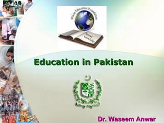 Education in Pakistan




             Dr. Waseem Anwar
 