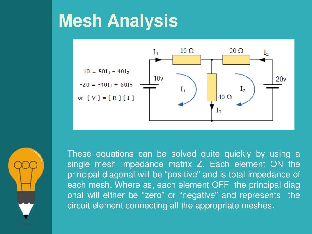 Mesh analysis and Nodal Analysis