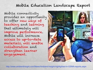 Education 3.0 and the Pedagogy of Mobile Learning | PPT