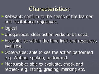 Educational Objectives | PPT