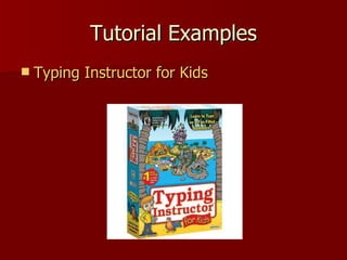Tutorial Examples Typing Instructor   for Kids 