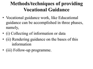 Educational and vocational guidance | PDF
