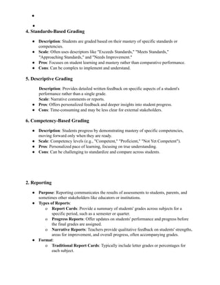 Educational assessment course Grading and Reporting of Test.docx