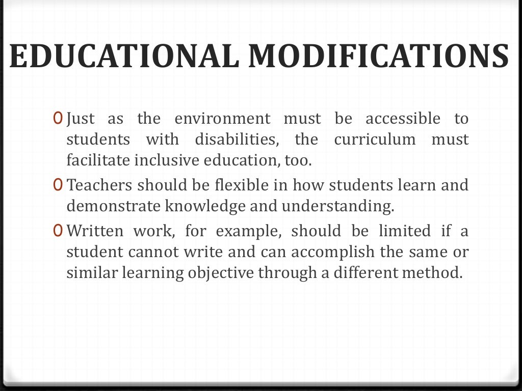 Educational Barriers in Inclusive Education