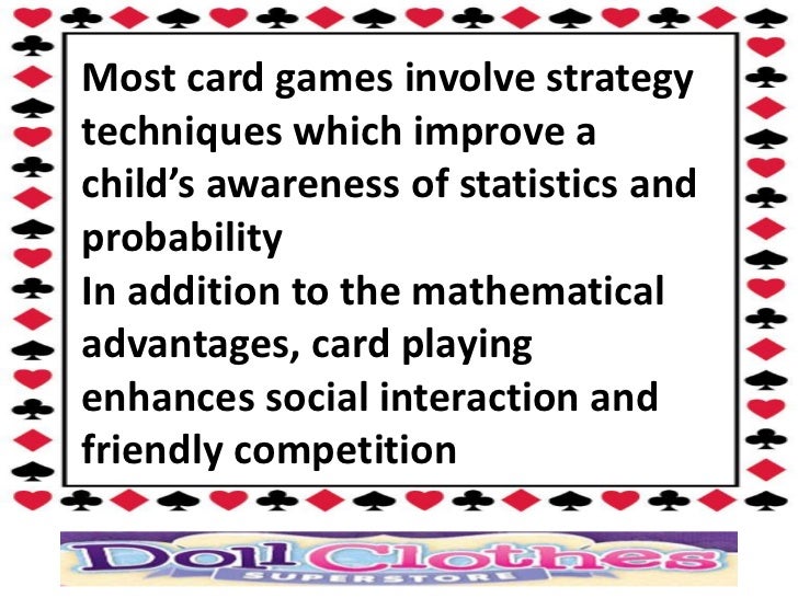 The educational benefits of family card playing