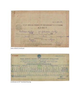 Date of Birth Certificate




Certificate of 10th Standard Passing
 