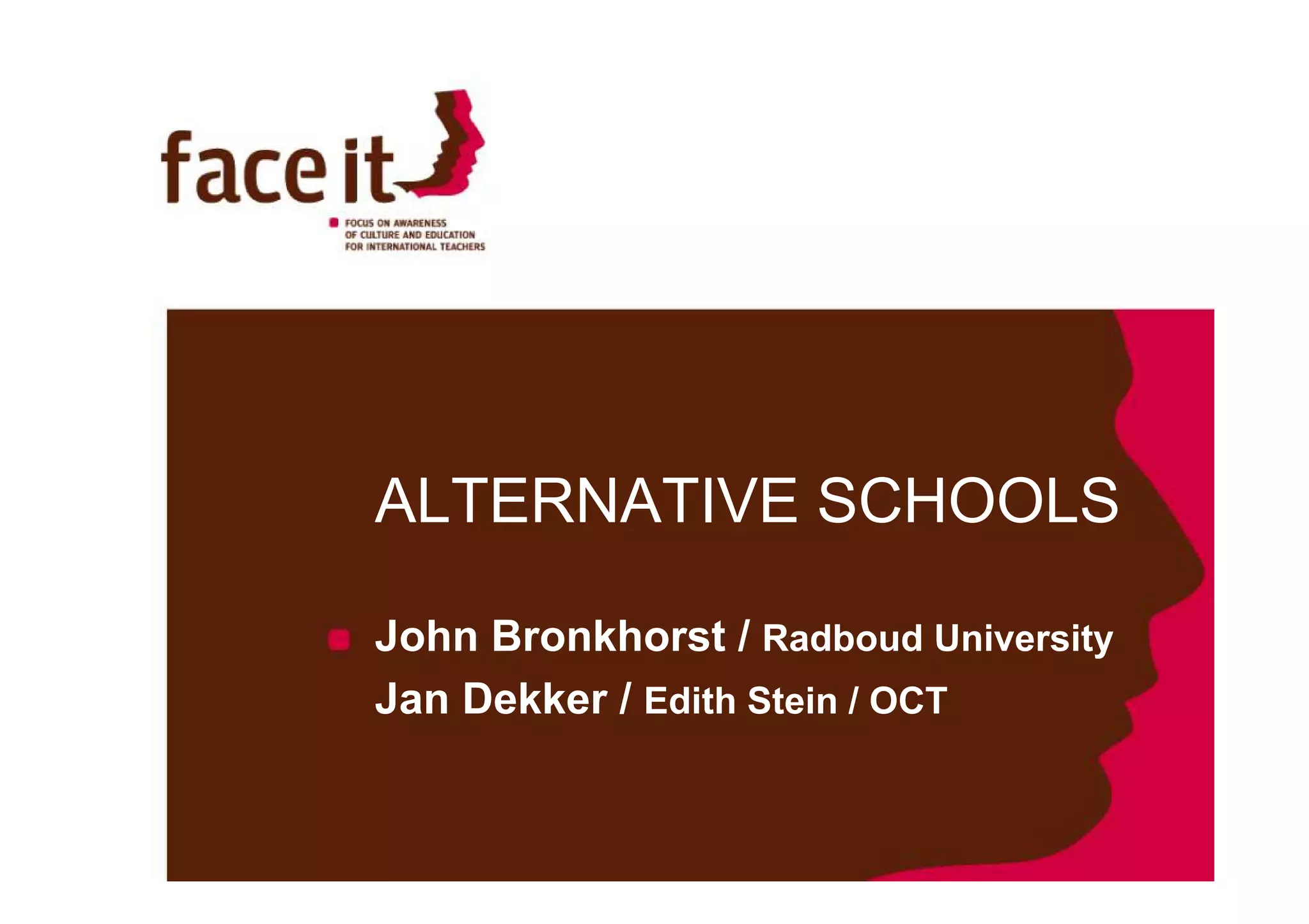 Alternative Schools - slide | PDF