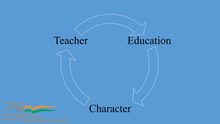 Education
Character
Teacher
 