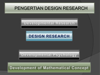 PENGERTIAN DESIGN RESEARCH
 