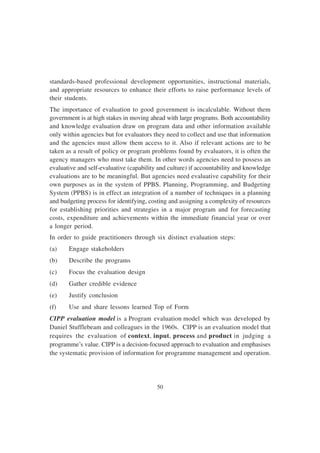 Educational Evaluation for Special Education | PDF