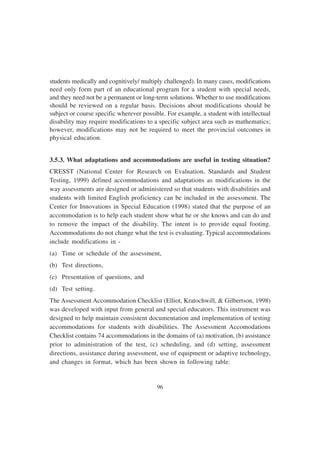 Educational Evaluation for Special Education | PDF