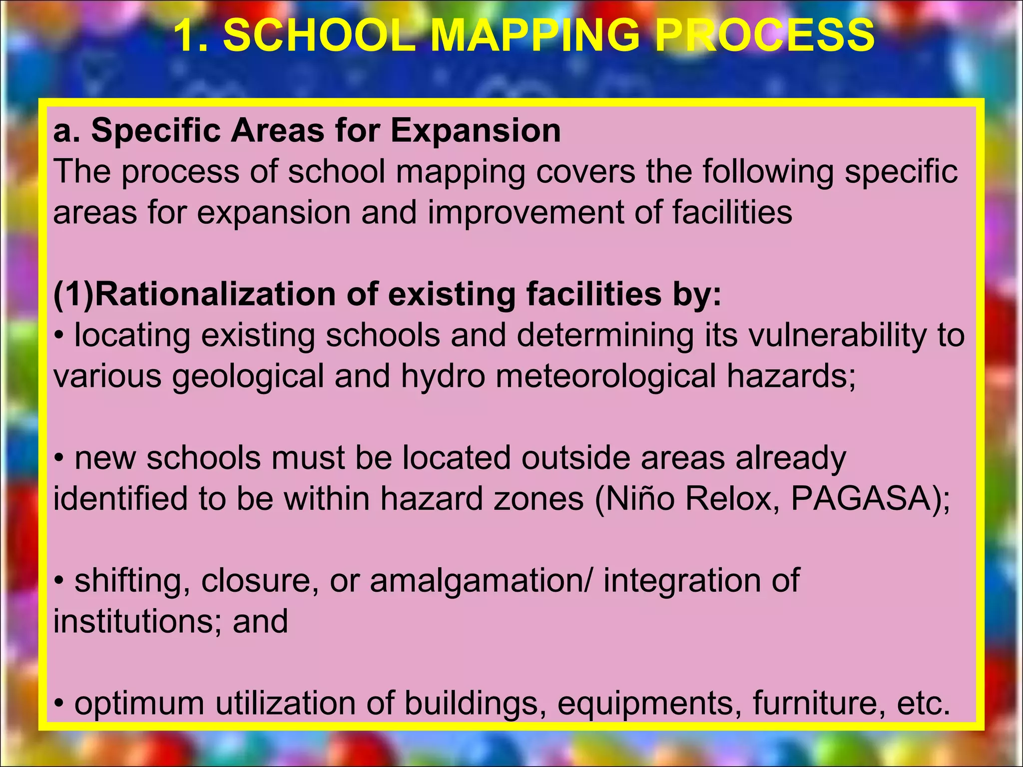 EducationalFacilities and Mapping | PPT