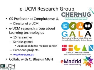 Educational game development in healthcare | PPTX