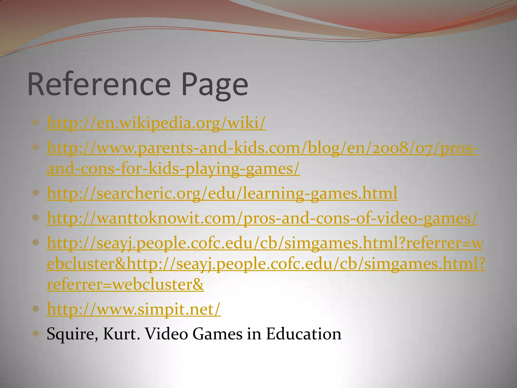 The effective use of games differs depending on the educational areas where the games are employed. The best results were found to be in the areas of mathematics, physics, and language arts (as opposed to social studies, biology and logic). The beneficial effects of gaming are most likely to be found when specific content is targeted and objectives precisely defined