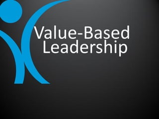 Value-Based
Leadership
 