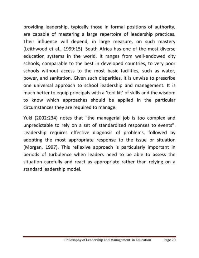 WHAT IS EDUCATIONAL LEADERSHIP PDF NOTES visual data 4