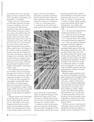 Educational Leadership November 2011 Grading